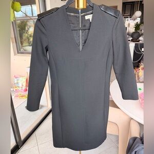 Burberry Black Long Sleeve Dress